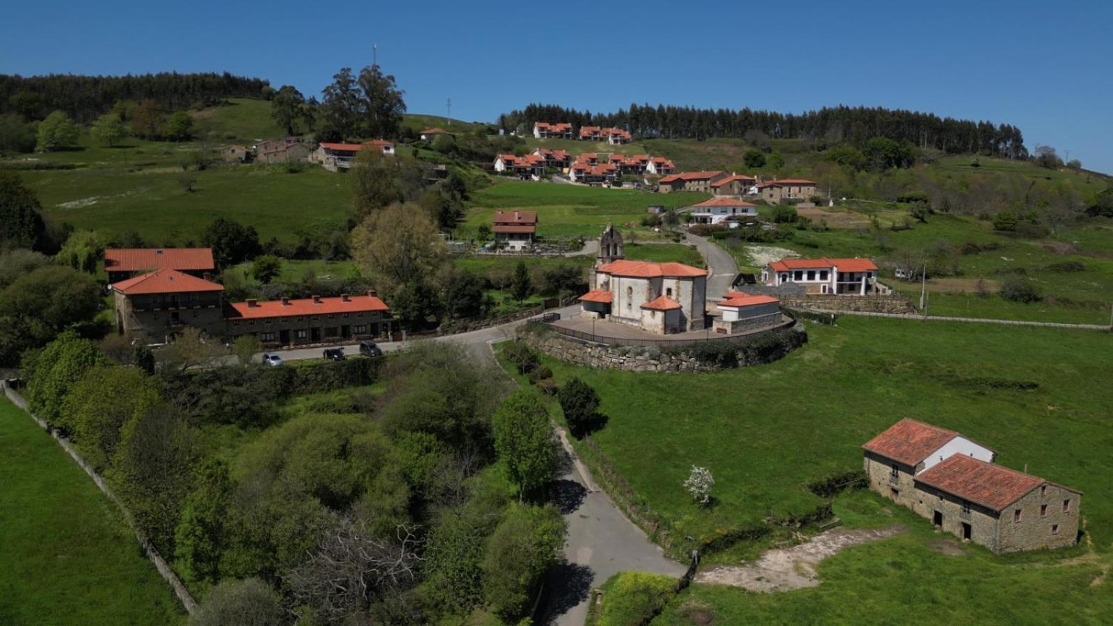 Fuente De Gueelo Pensionat San Bartolomé de Meruelo Exteriör bild